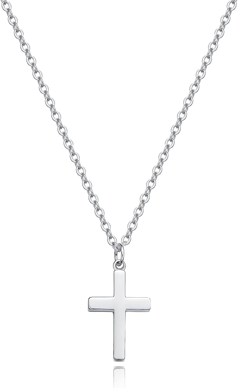 Moodear Mothers Day Gifts Easter Basket Stuffers Cross Necklace for Women – Dainty 14K Gold Plated/Sterling Silver/Rose Gold Layered Cross Pendant Simple Necklaces for Women Trendy Jewelry Gifts