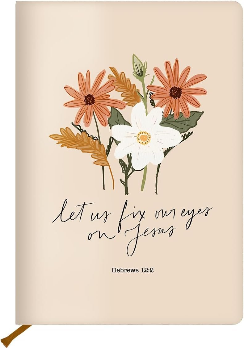 Floral Inspirational Notebooks, Christian Sayings Journal Notebook, Christian Gifts for Women, Journal Notebooks for Note Taking, Bible Journaling Notebook Bible Verse Scripture Prayer Planner