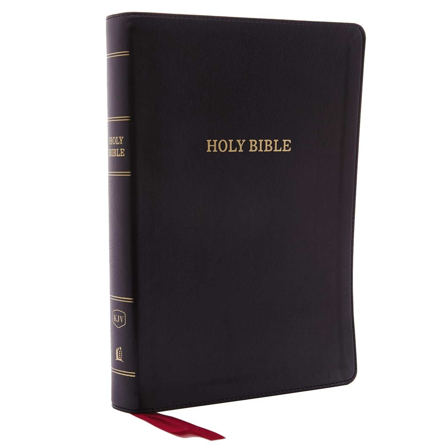 KJV Holy Bible: Giant Print with 53,000 Cross References, Deluxe Black Leathersoft, Red Letter, Comfort Print: King James Version: Great for Father’s Day