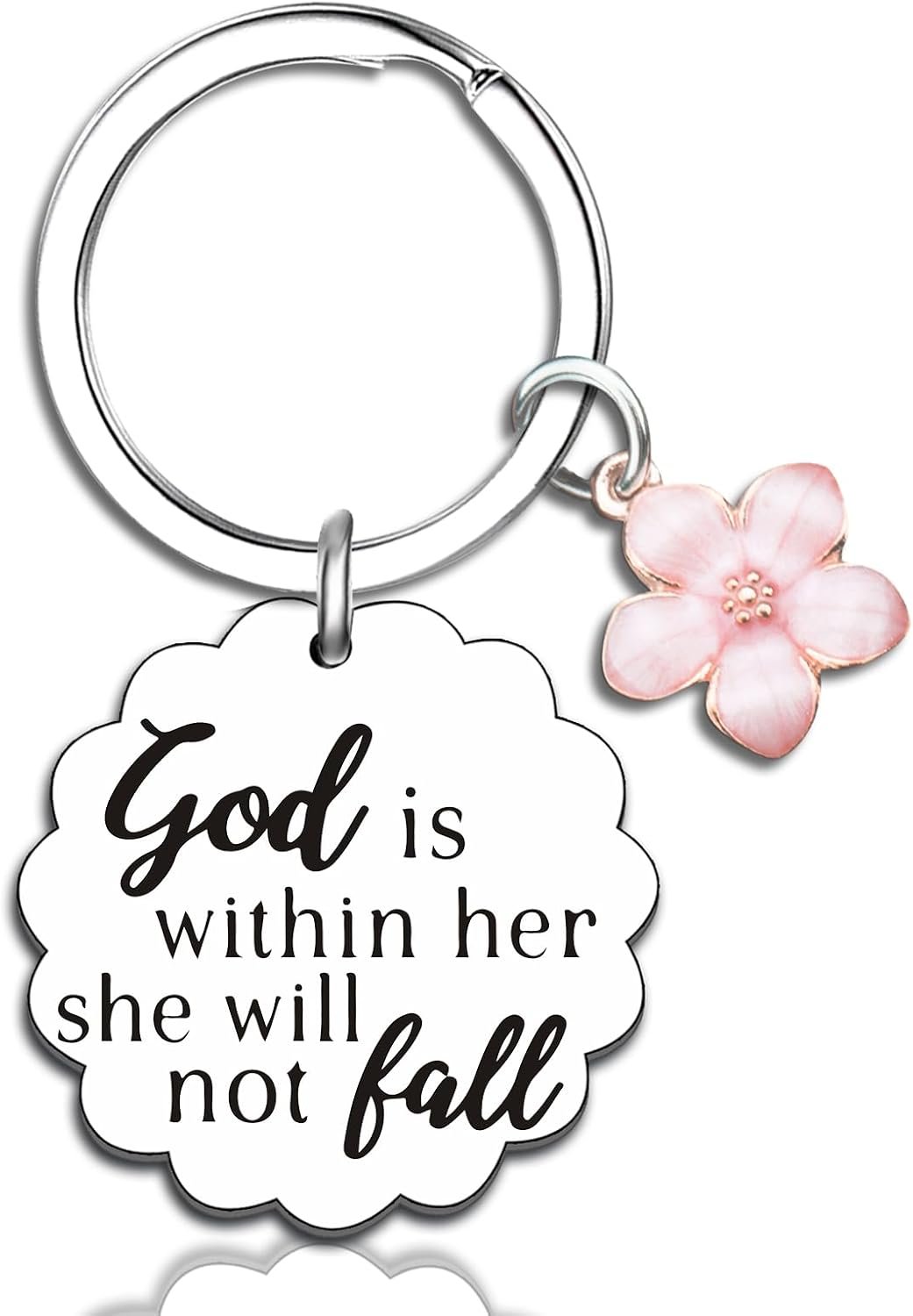 Klpoyu Christian Gifts for Women Inspirational Bible Verse for Friends Teen Girl Christian Keychain Spiritual Gifts Religious Biblical for Women Faith Based Gift Bible Accessories