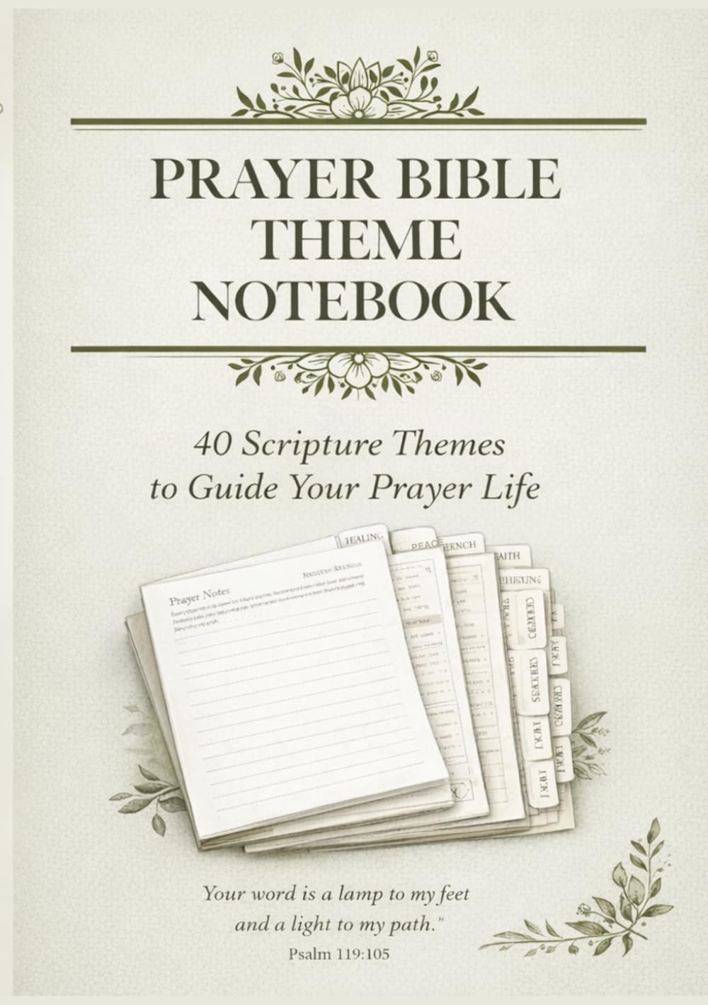 Prayer Bible Theme Notebook: 40 Scripture Themes to Guide Your Prayer Life