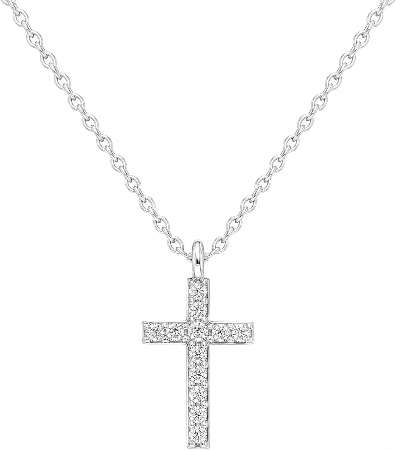 Cross Necklace for Women Girls, Faith Gifts for Her, Minimalism Style Jewelry for Everyday Wear