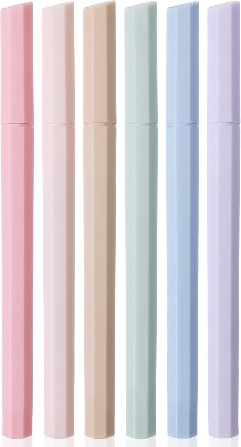 Mr. Pen- Aesthetic Highlighters No Bleed, 6 Pack, Pastel Colors, Chisel Tip, Cute Bible Highlighters Assorted Colors for Journaling, Highlighting, Underlining, Fast Dry, Back to School Supplies