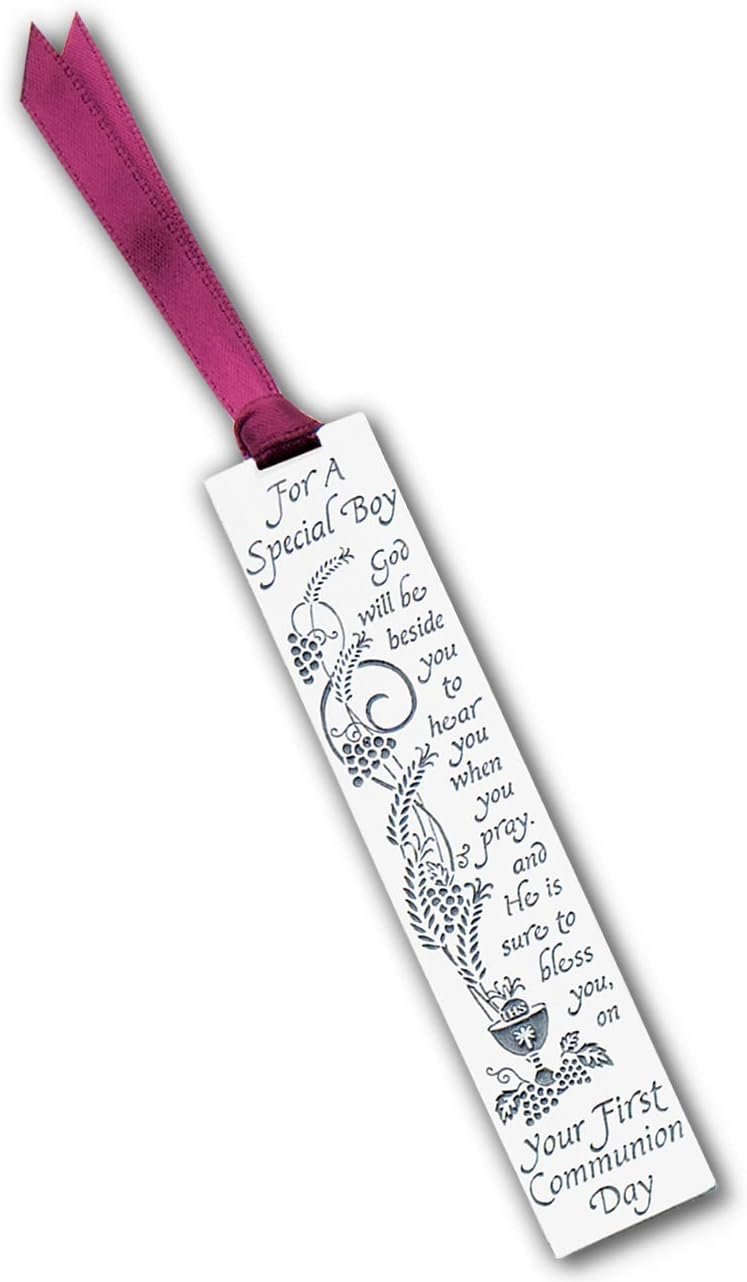 Cathedral Art For a Special Boy First Communion Metal Bookmark – 3-1/2-Inch, Includes Special Prayer