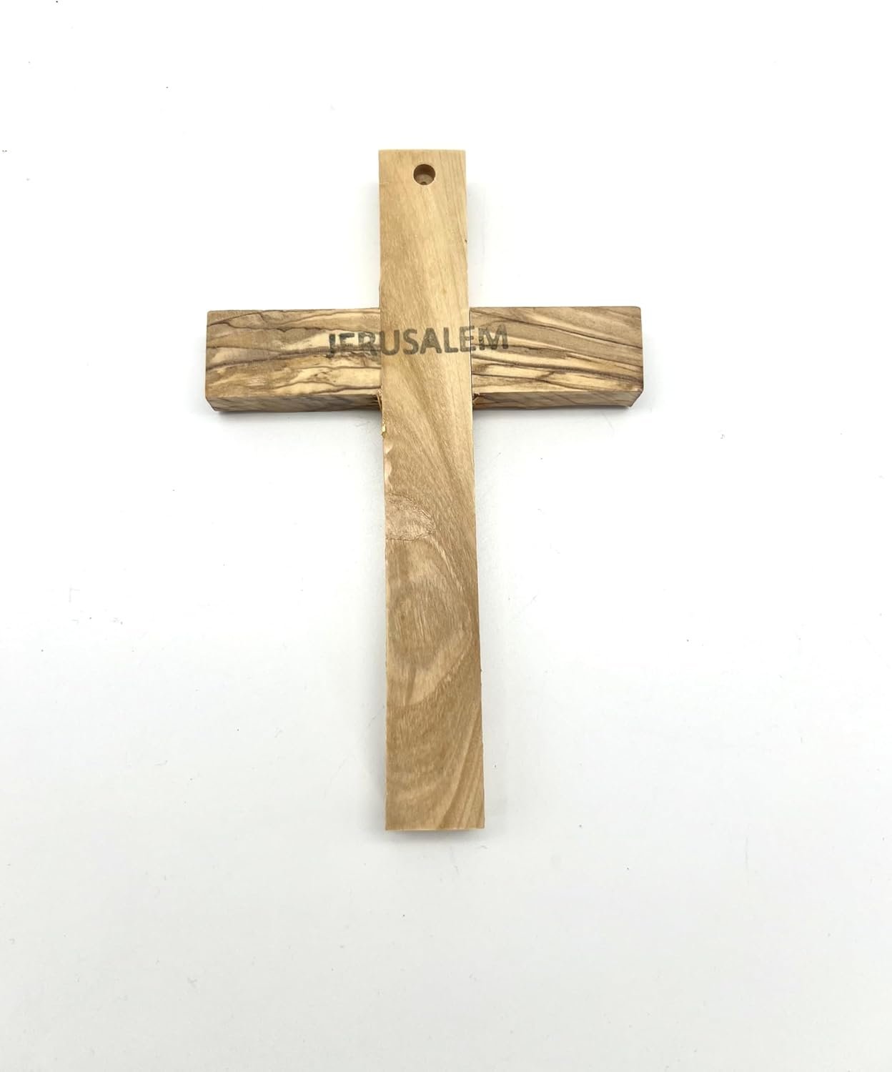 Olive Wood Wall Cross from Bethlehem, Wall Hanging Wooden Cross, confirmation cross gift, Baptism Gifts, Holy Wall cross, Hand Made religious décor Cross From the Holy Land (Medium Cross 6.2″ x 4.2″)