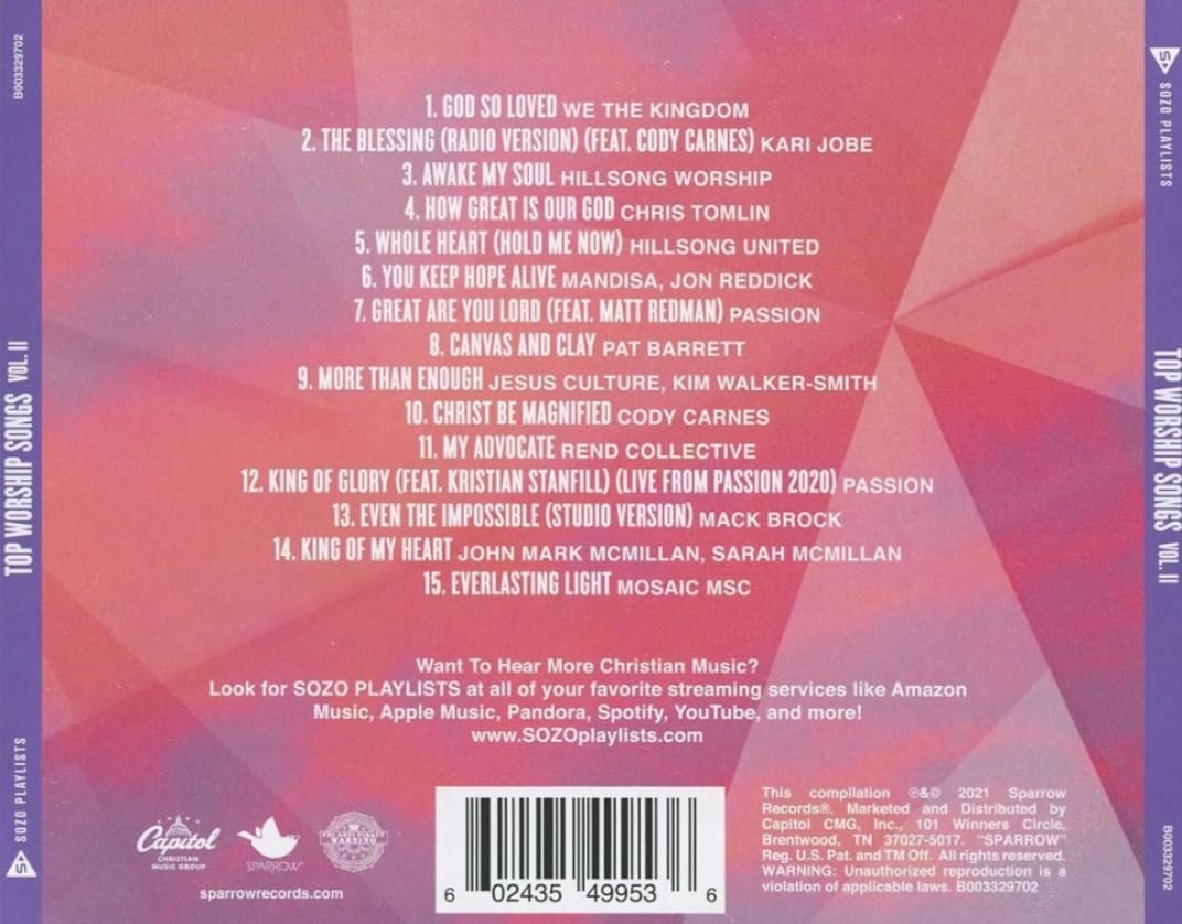 Top Worship Songs Greatest Sing a Long Songs for Christians Best for Service Amazing Selection Deluxe Version