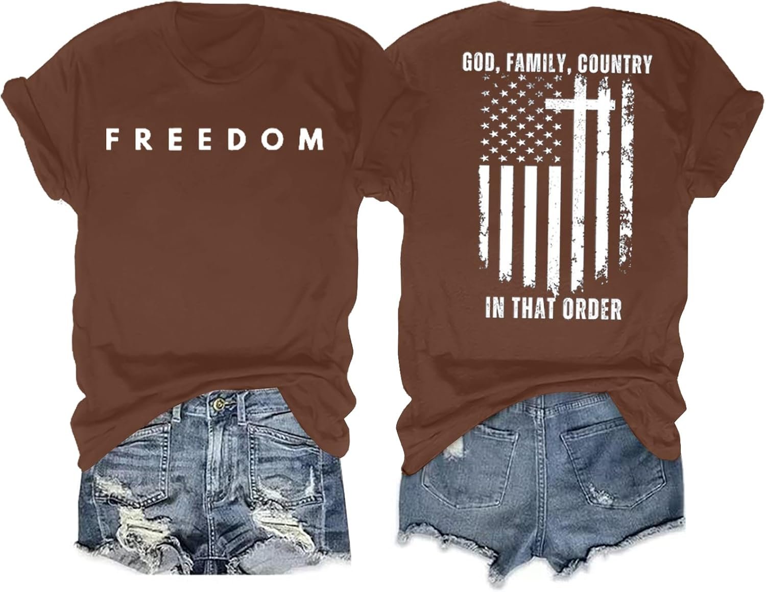 Christian Shirts for Women Religious Faith Over Fear Shirt Bible Verse Graphics Tees Casual Short Sleeve Christian Tops