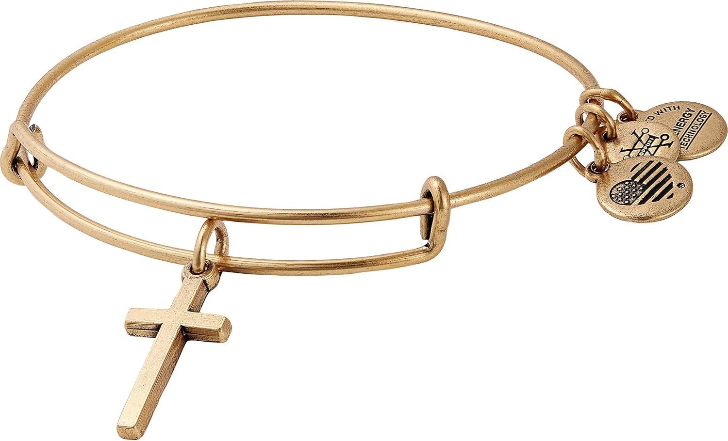Alex and Ani Cross Charm Bangle