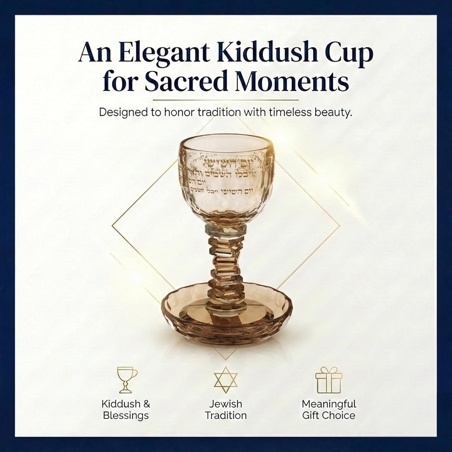 Kiddush Cup and Tray (Set 9)