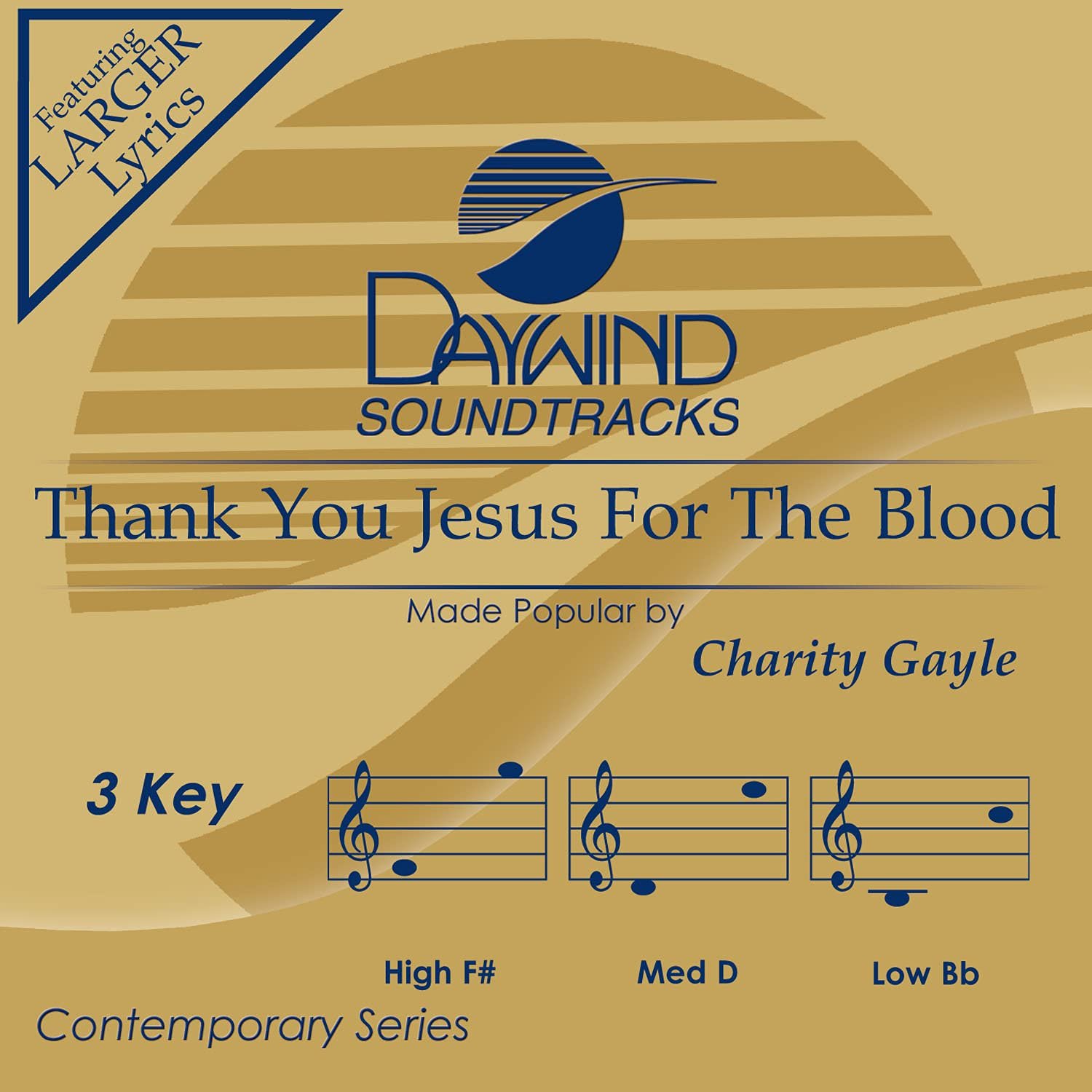Thank You Jesus For The Blood Accompaniment/Performance Track