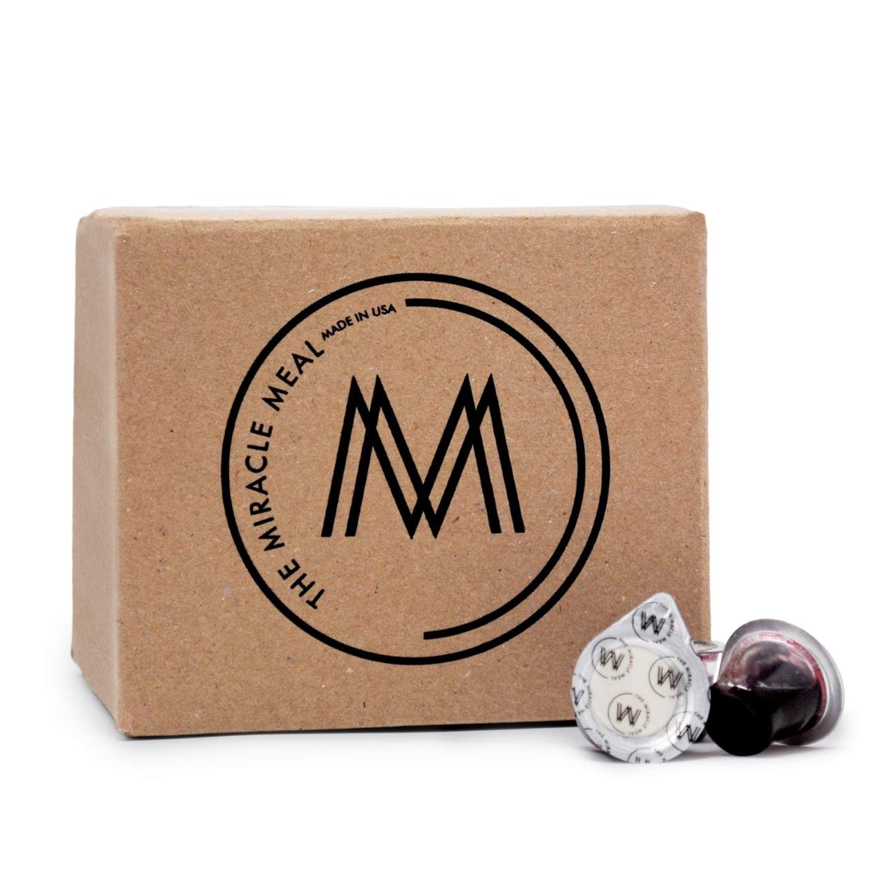 The Miracle Meal Pre-filled Communion Cups and Wafer Set – Box of 100 – with 100% Trusted Concord Grape Juice and Wafer-Made in the USA.