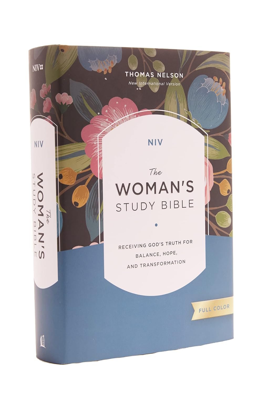 NIV, The Woman’s Study Bible, Hardcover, Full-Color, Red Letter: Receiving God’s Truth for Balance, Hope, and Transformation – Perfect Gift for Mother’s Day