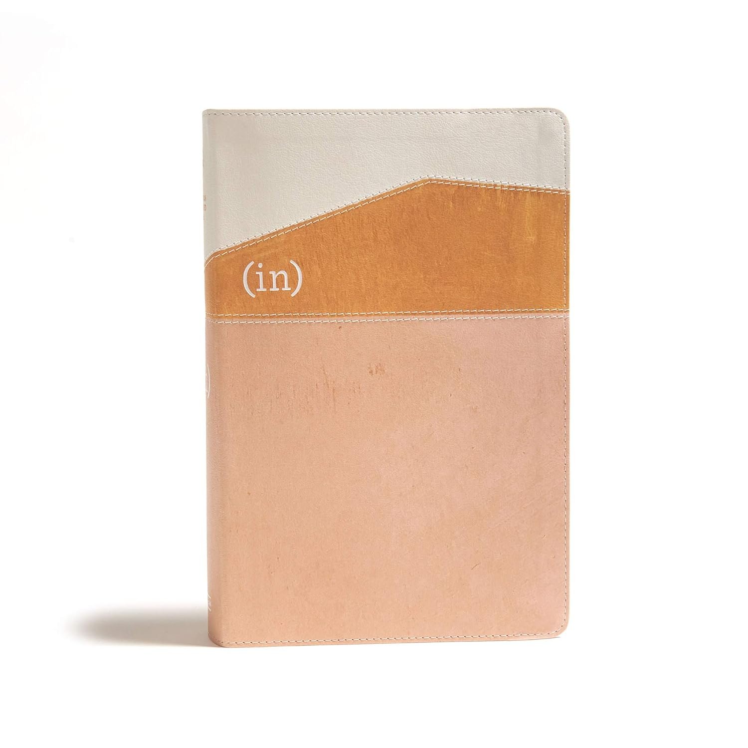 CSB (in)courage Devotional Bible, Desert/Mustard/Alabaster LeatherTouch, Indexed, Black Letter, Full-Color Design, Devotionals, Journaling Space, Reading Plans, Easy-to-Read Bible Serif Type