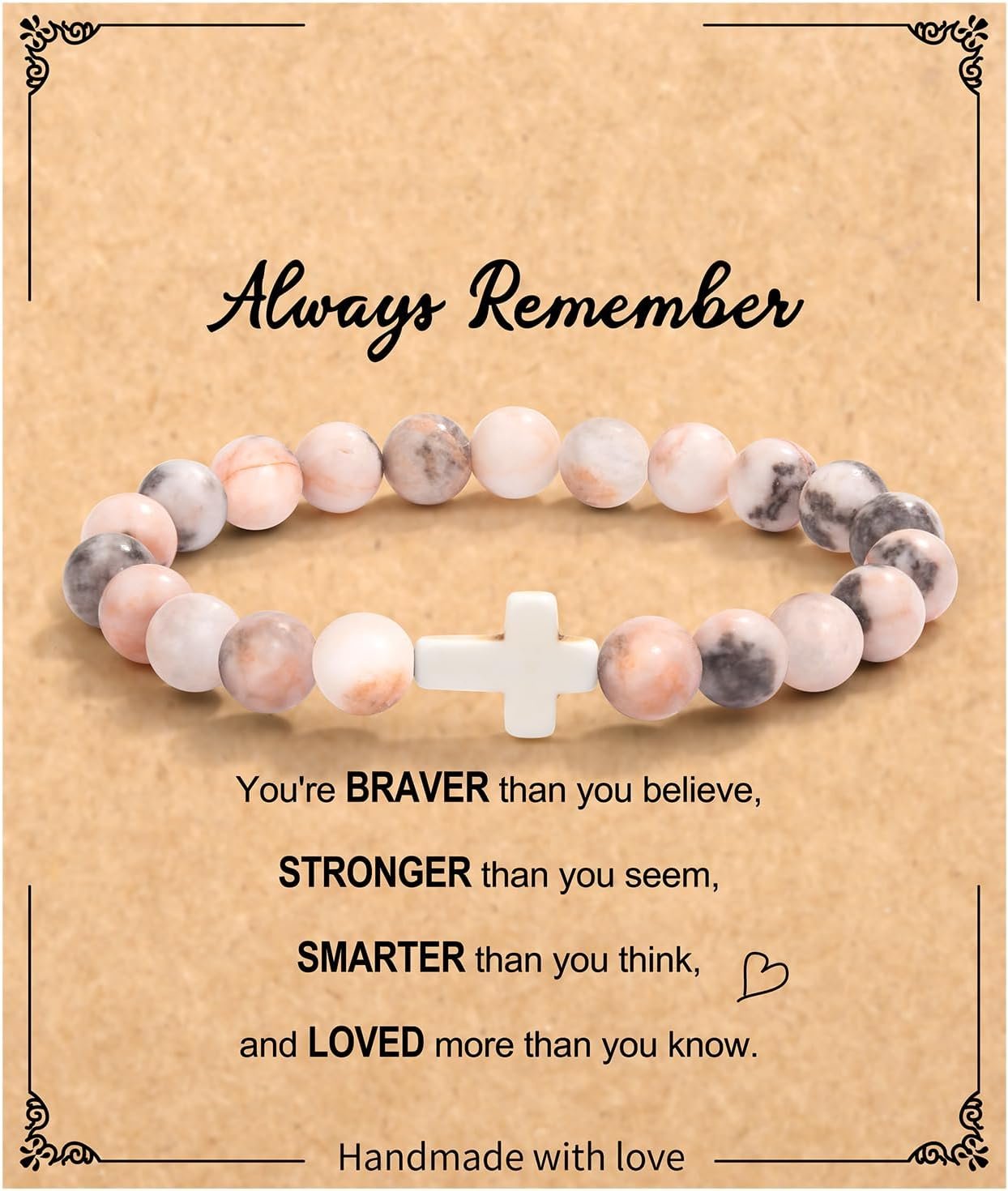 Christian Easter Gifts for Women, Easter Basket Stuffers Religious Cross Bracelet Gifts for Women/Daughter/Friend/Sister/Grandma/Granddaughter/Godmother/Her, Inspirational Birthday Faith Based Jesus Jewelry