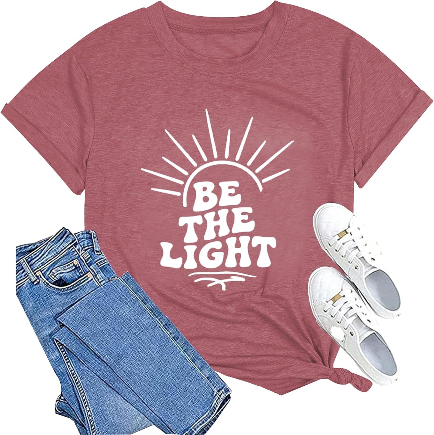 Jesus Shirt for Women Christian Religious Sayings T Shirts Bible Verse Inspirational Tee Tops