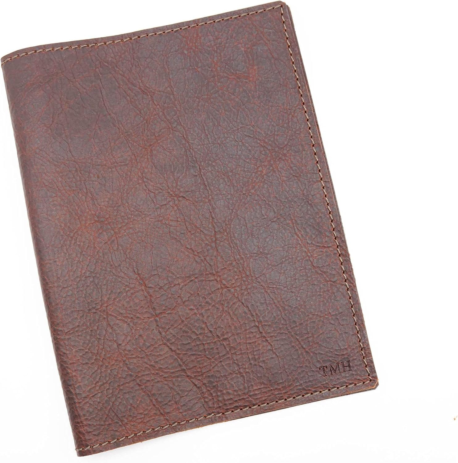 Custom Size Full Grain Bison Leather Book or Bible Cover