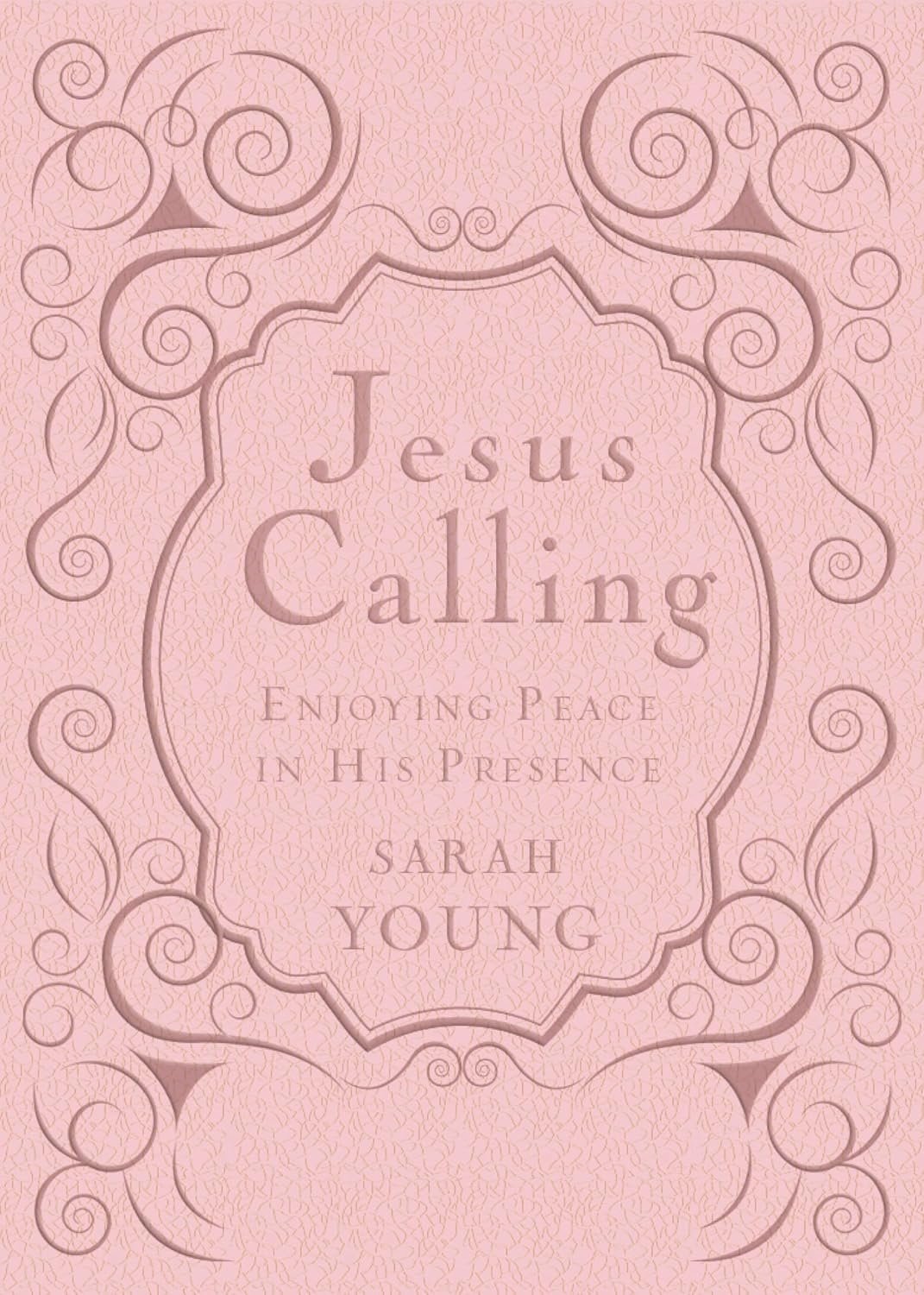 Jesus Calling, Pink Leathersoft, with Scripture References: Enjoying Peace in His Presence (A 365-Day Devotional)