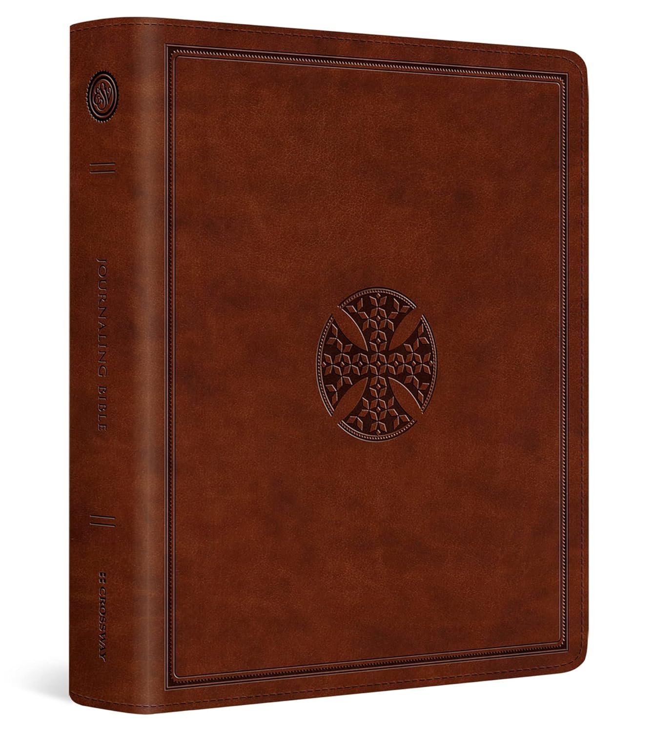 ESV Journaling Bible (TruTone, Brown, Mosaic Cross Design)