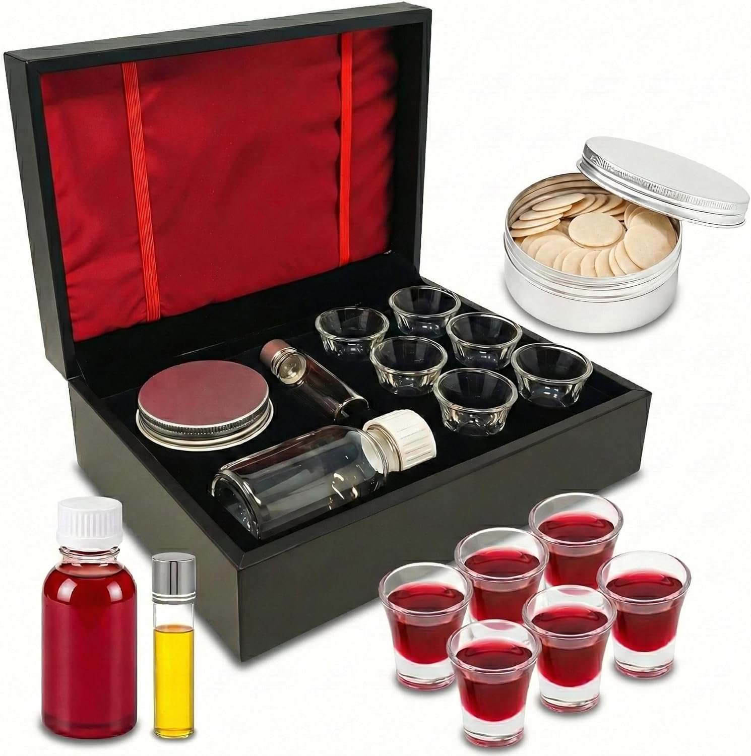 Portable Communion Set for Travel, Home, and Wedding – Communion Kits for Home Visits