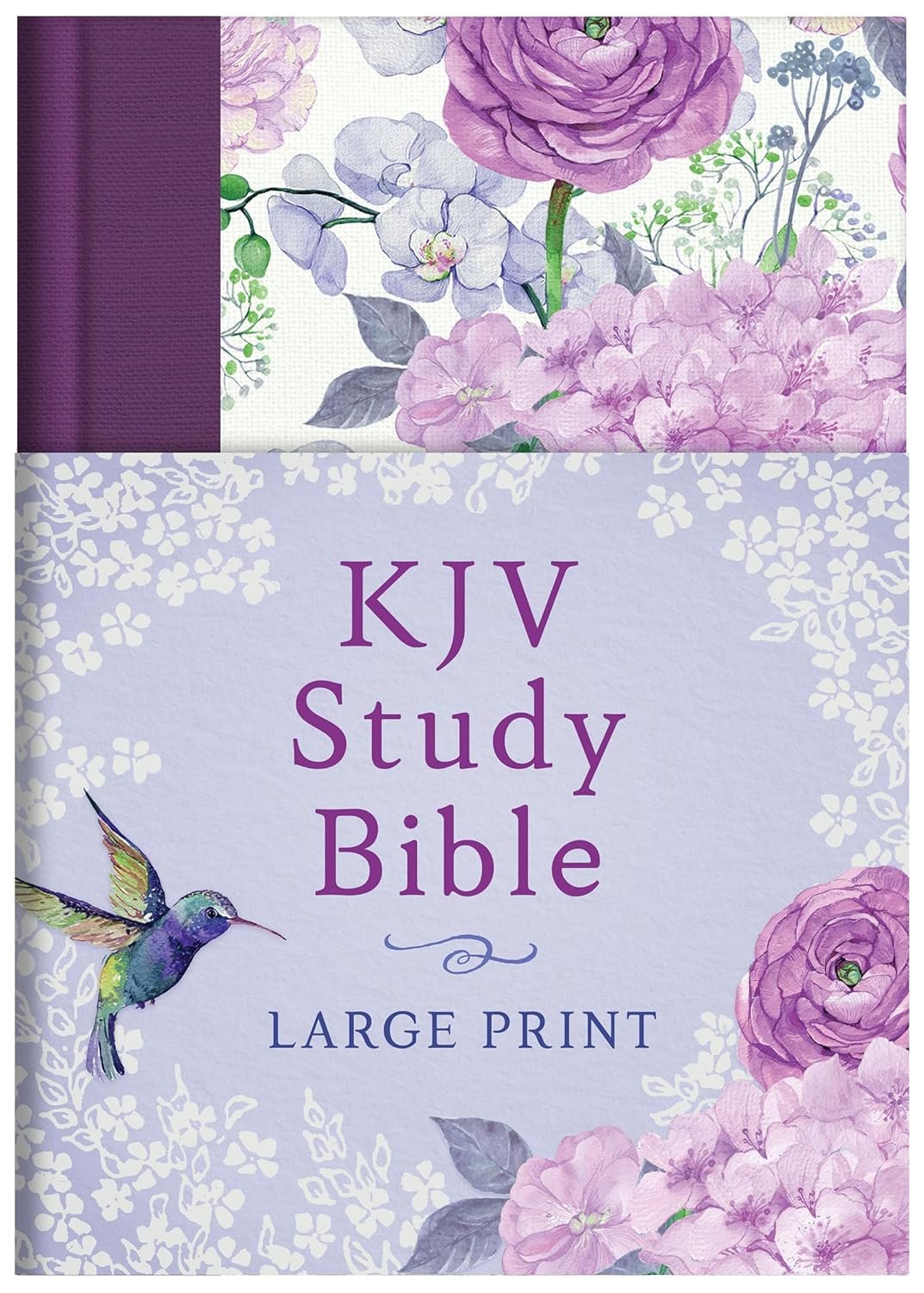 KJV Study Bible – Large Print [Hummingbird Lilacs] (King James Bible)
