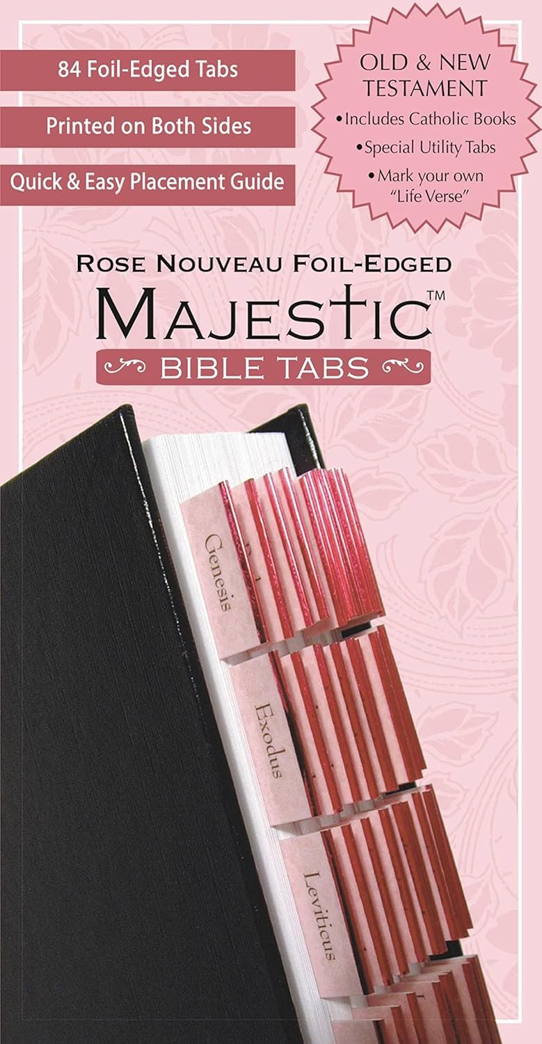 Majestic Rose Nouveau Bible Tabs (Majestic™ Bible)