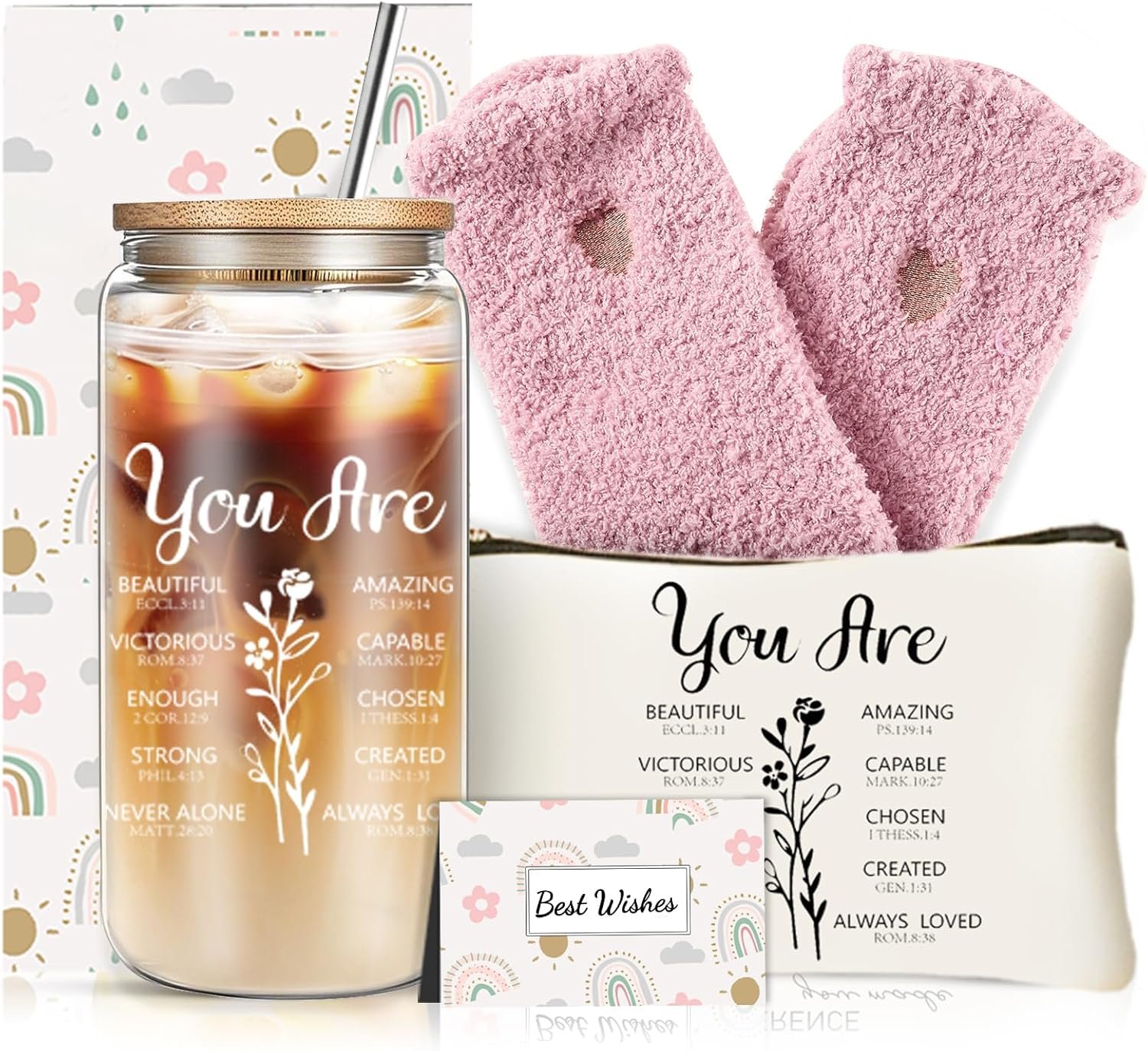 Unique Christian Gifts for Women, Inspirational religious Gifts set for Women Faith, Birthday Christmas Gift Ideas for Mom Sister Grandma