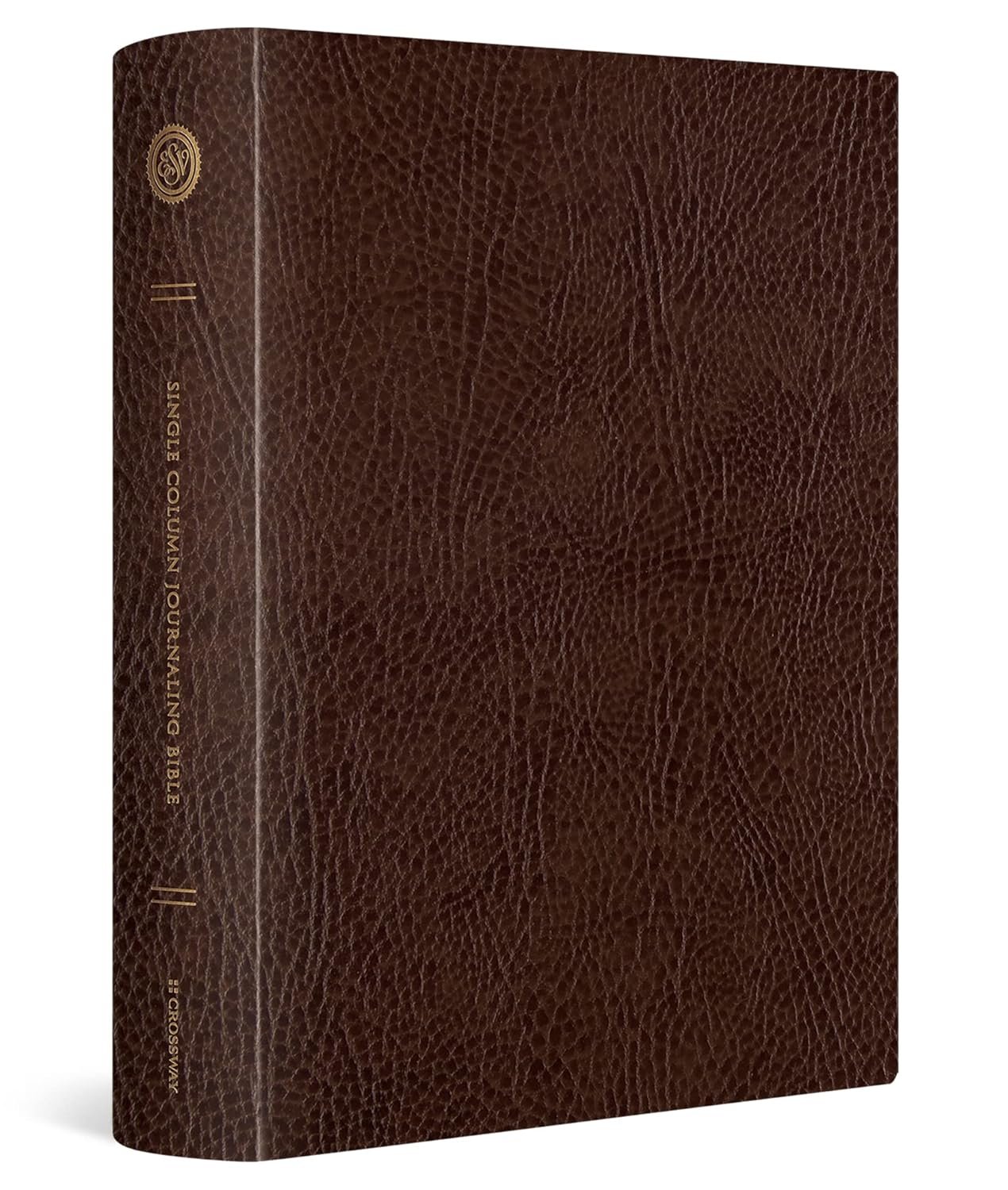 ESV Single Column Journaling Bible, Large Print (Bonded Leather, Mocha): Holy Bible, English Standard Version
