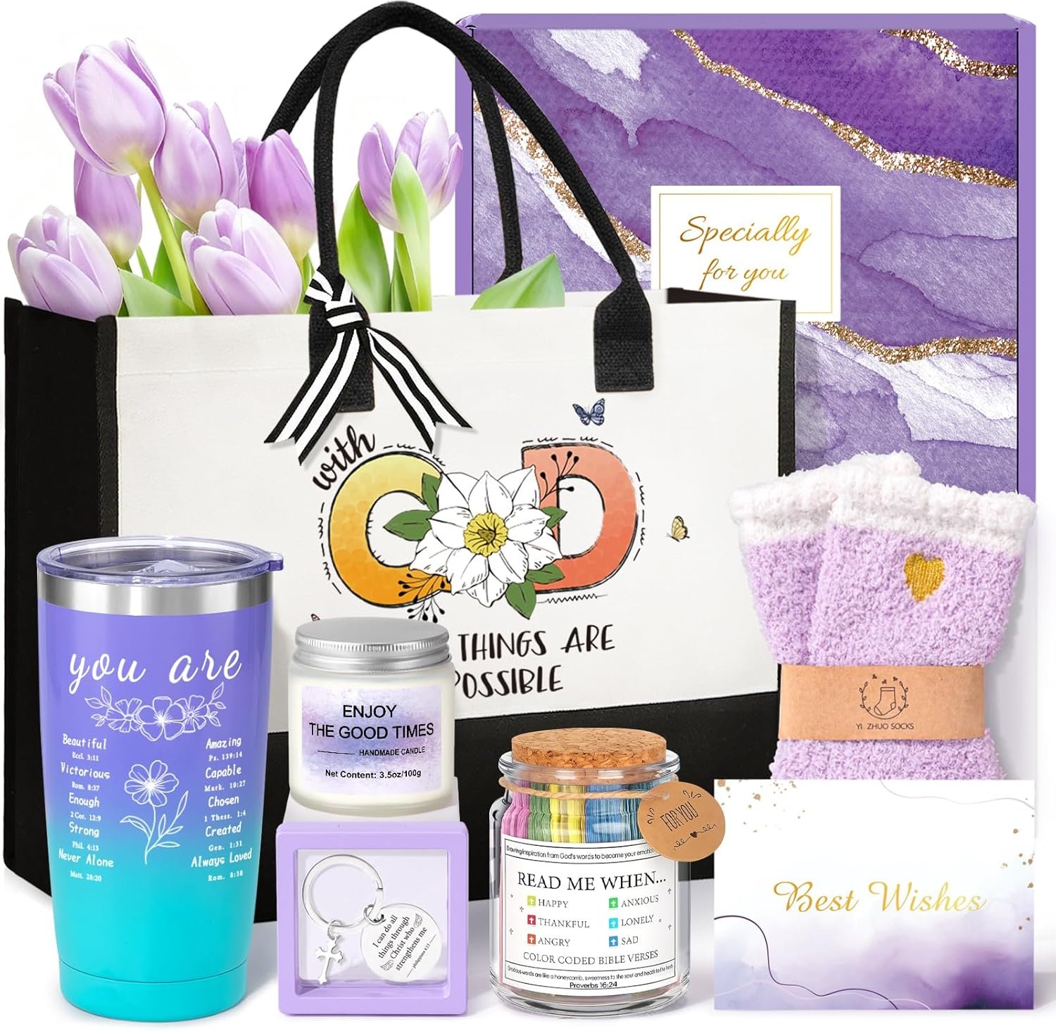 Thank You Gifts for Women, Nurses Week Nurse Appreciation Gift Set with Tumbler