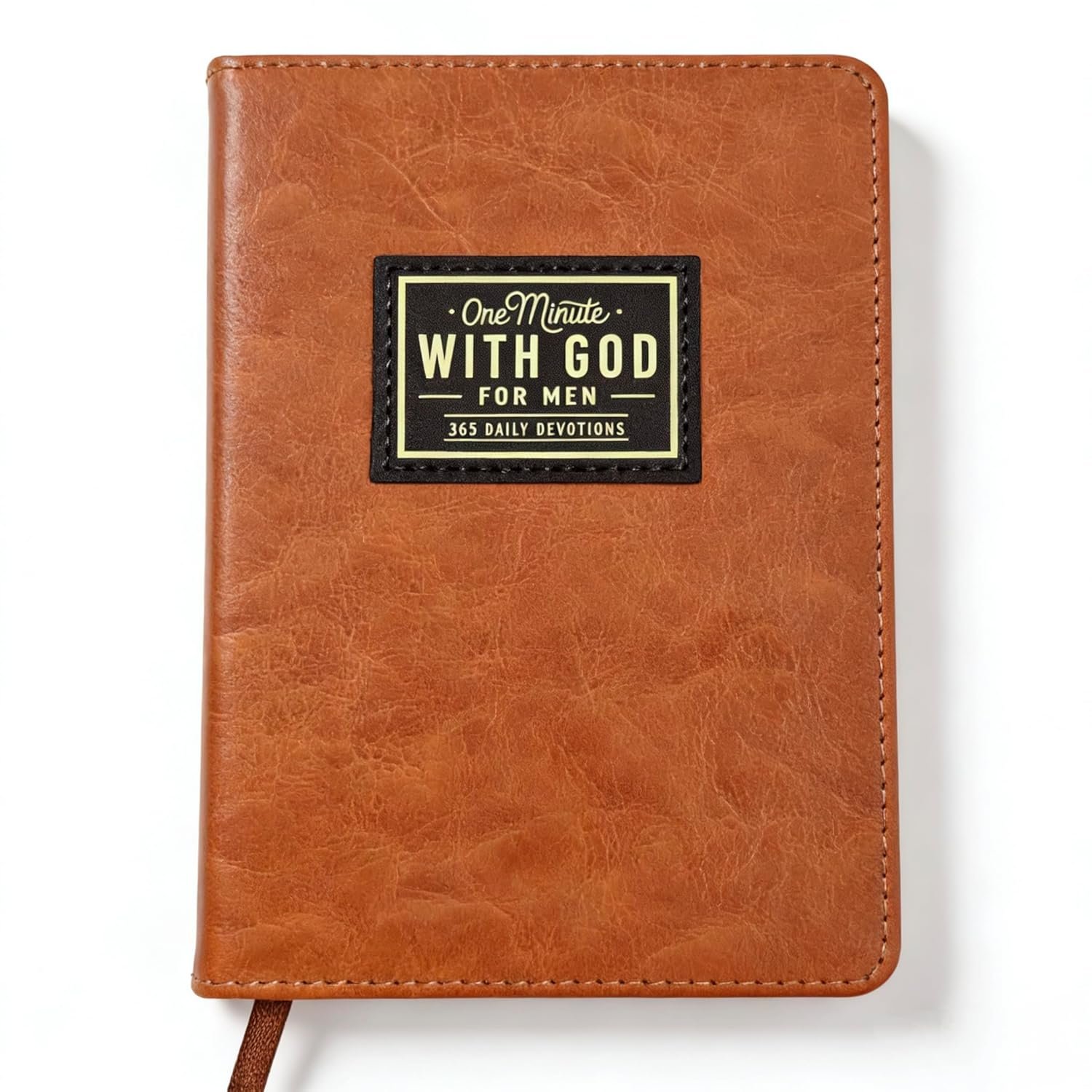 seyobo 2026 One Minute with God for Men Daily Devotional, 365 Days Christian Prayer Journal with Bible Verses, Premium Hardcover Leather Cover for Daily Spiritual Growth