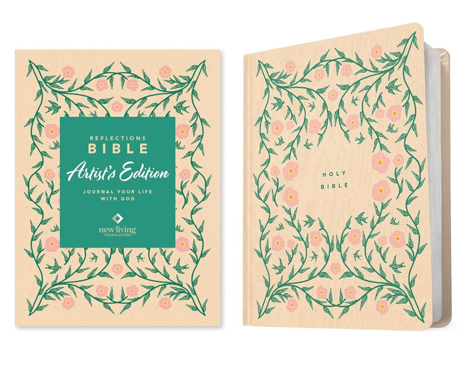NLT Reflections Bible, Artist’s Edition (Hardcover Cloth): Journaling Your Life with God