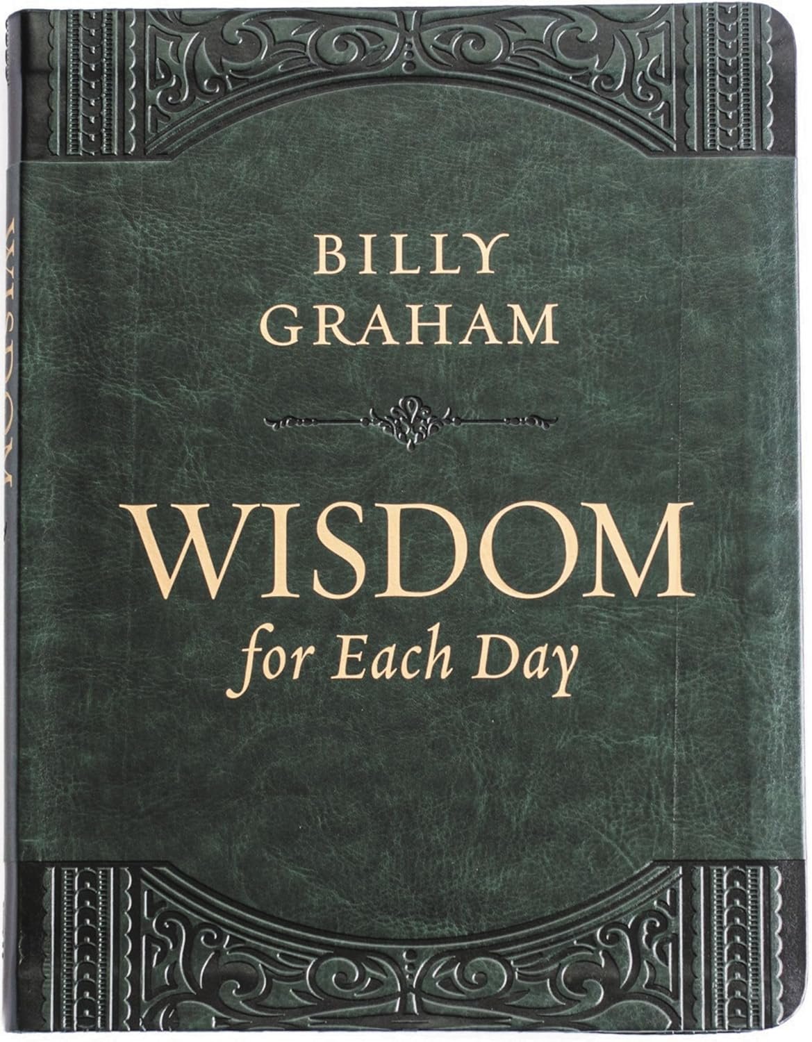 Wisdom for Each Day (Large Text Leathersoft): Daily Devotions to Guide Your Life and Grow Your Faith (A 365-Day Devotional) – The Perfect Father’s Day Gift for Christian Dads