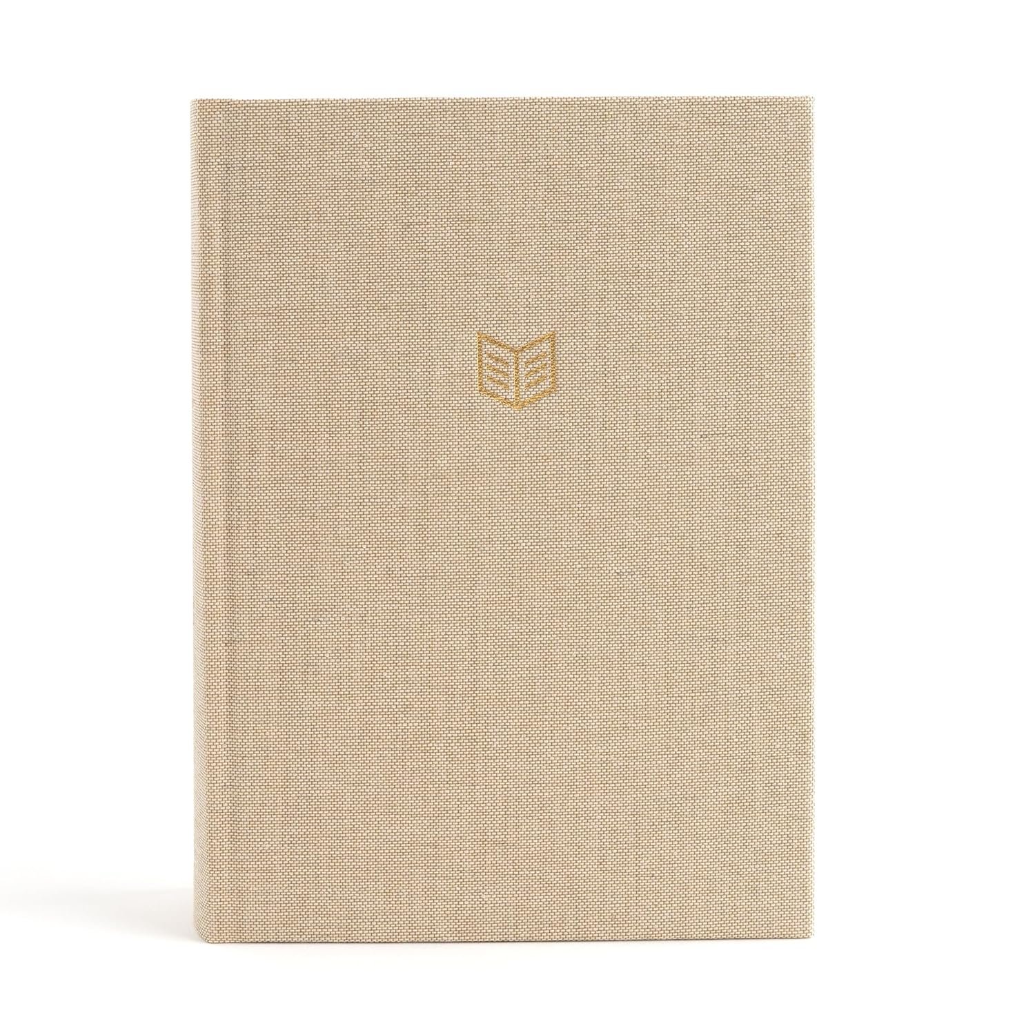 CSB She Reads Truth Bible, Sand Cloth Over Board, Indexed, Black Letter, Full-Color Design, Wide Margins, Journaling Space, Devotionals, Reading Plans, Single-Column, Easy-to-Read Bible Serif Type