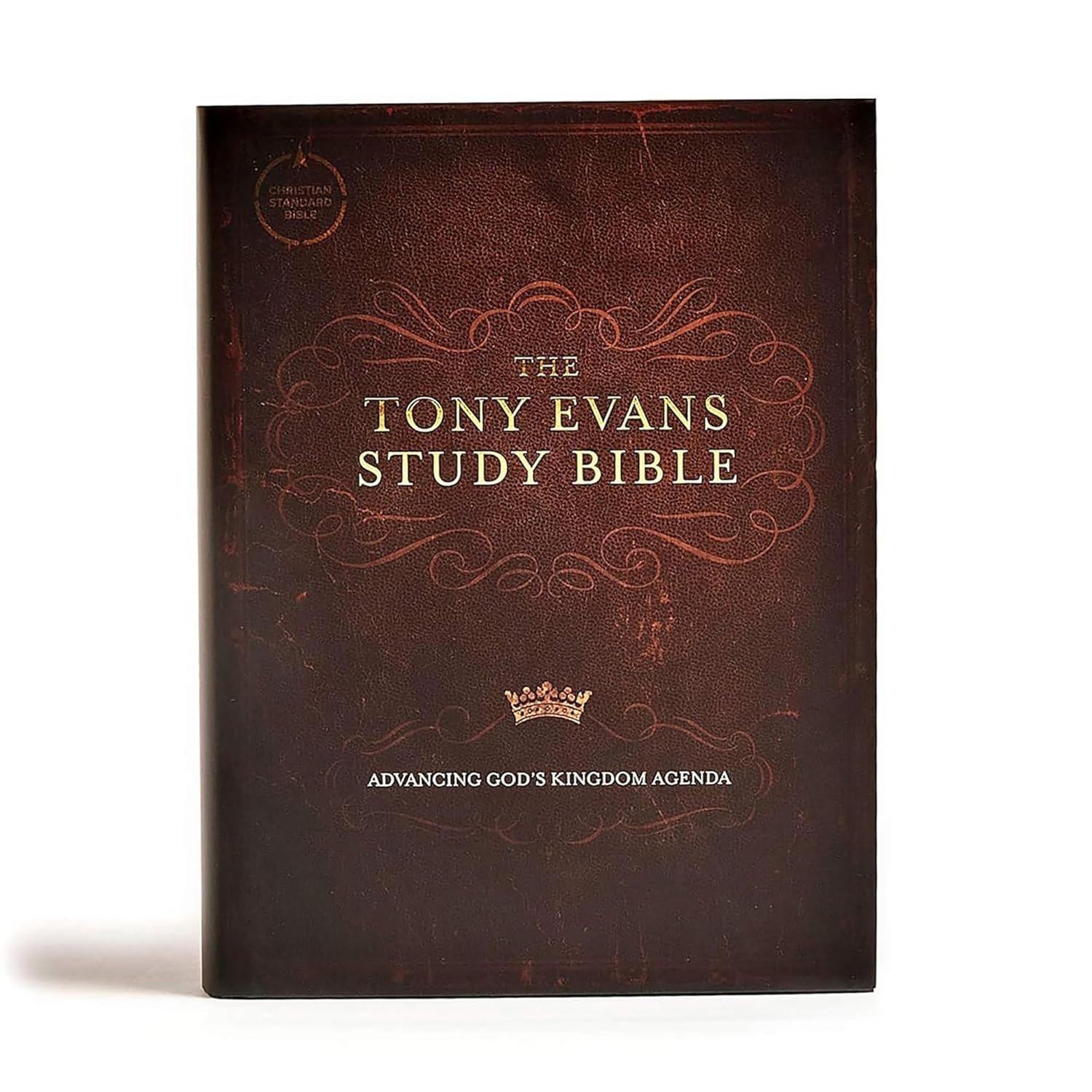 CSB Tony Evans Study Bible, Hardcover, Black Letter, Study Notes and Commentary, Articles, Videos, Charts, Easy-to-Read Bible Serif Type