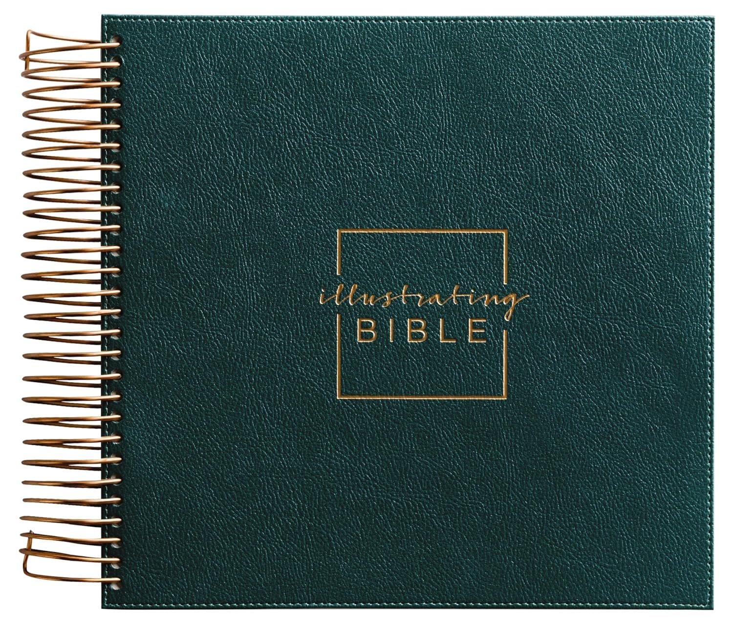 CSB, Spiral-bound Illustrating Bible, Leathersoft Spiral, Green: Draw, Write, and Reflect Your Way Through Scripture