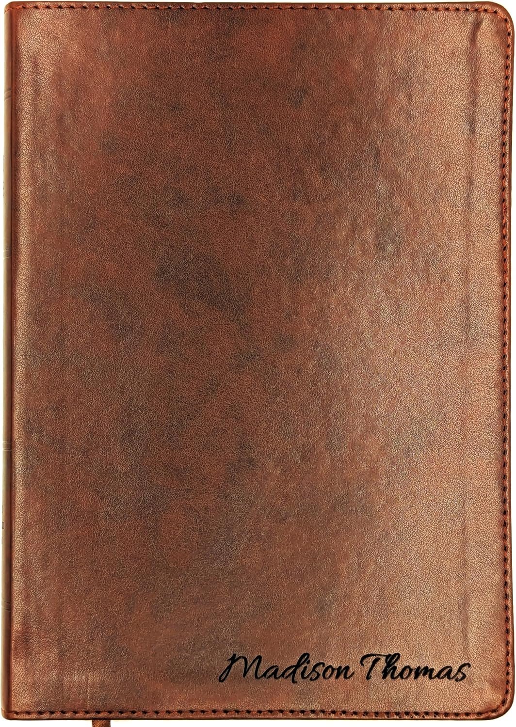 Personalized ESV Wide Margin Bible | Custom Engraved Name | English Standard Version | Journaling Reference Bible | Christian Gift for Men & Women