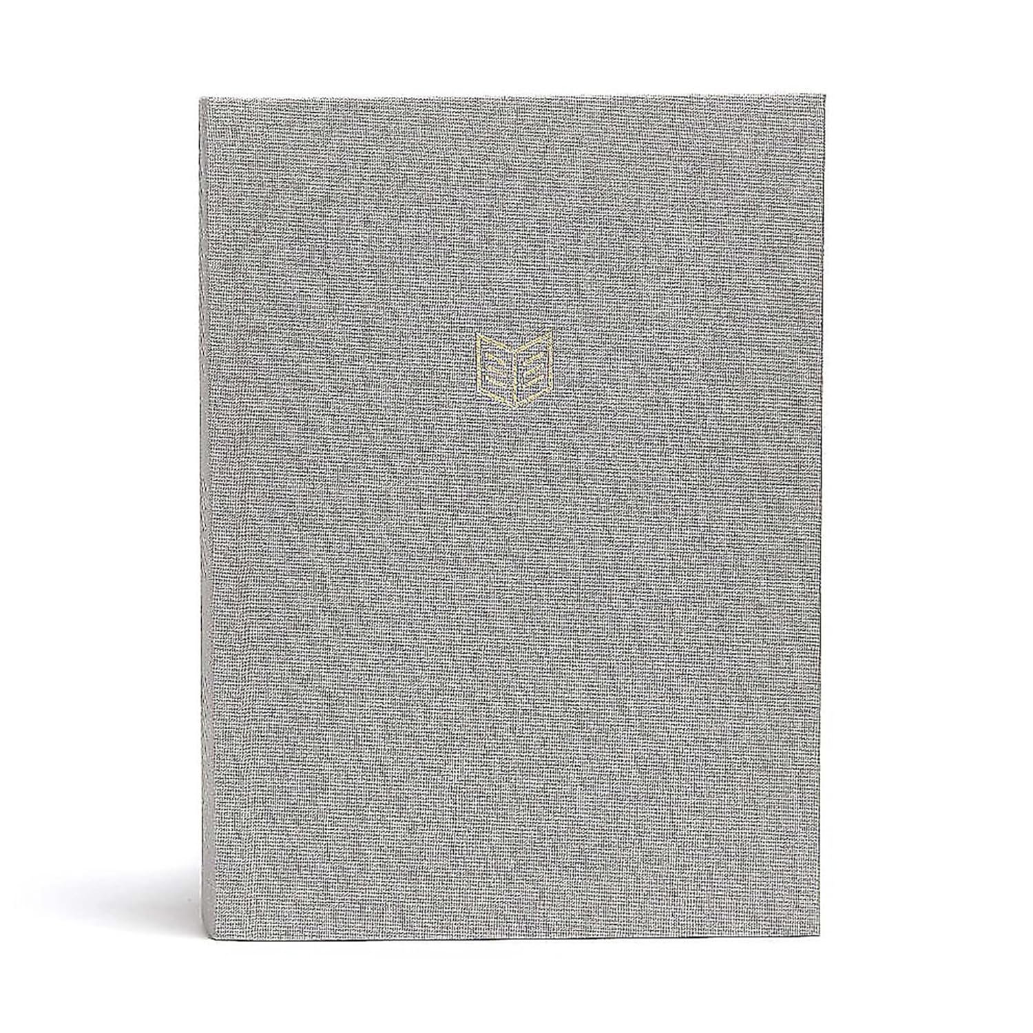 CSB She Reads Truth Bible, Gray Linen Cloth Over Board, Black Letter, Full-Color Design, Wide Margins, Notetaking Space, Devotionals, Reading Plans, Easy-To-Read Bible Serif Type