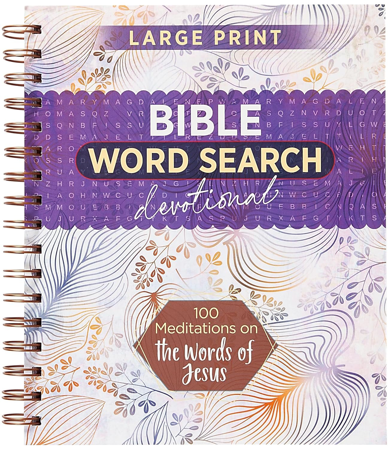100 Meditations on the Words of Jesus: Bible Word Search Devotional