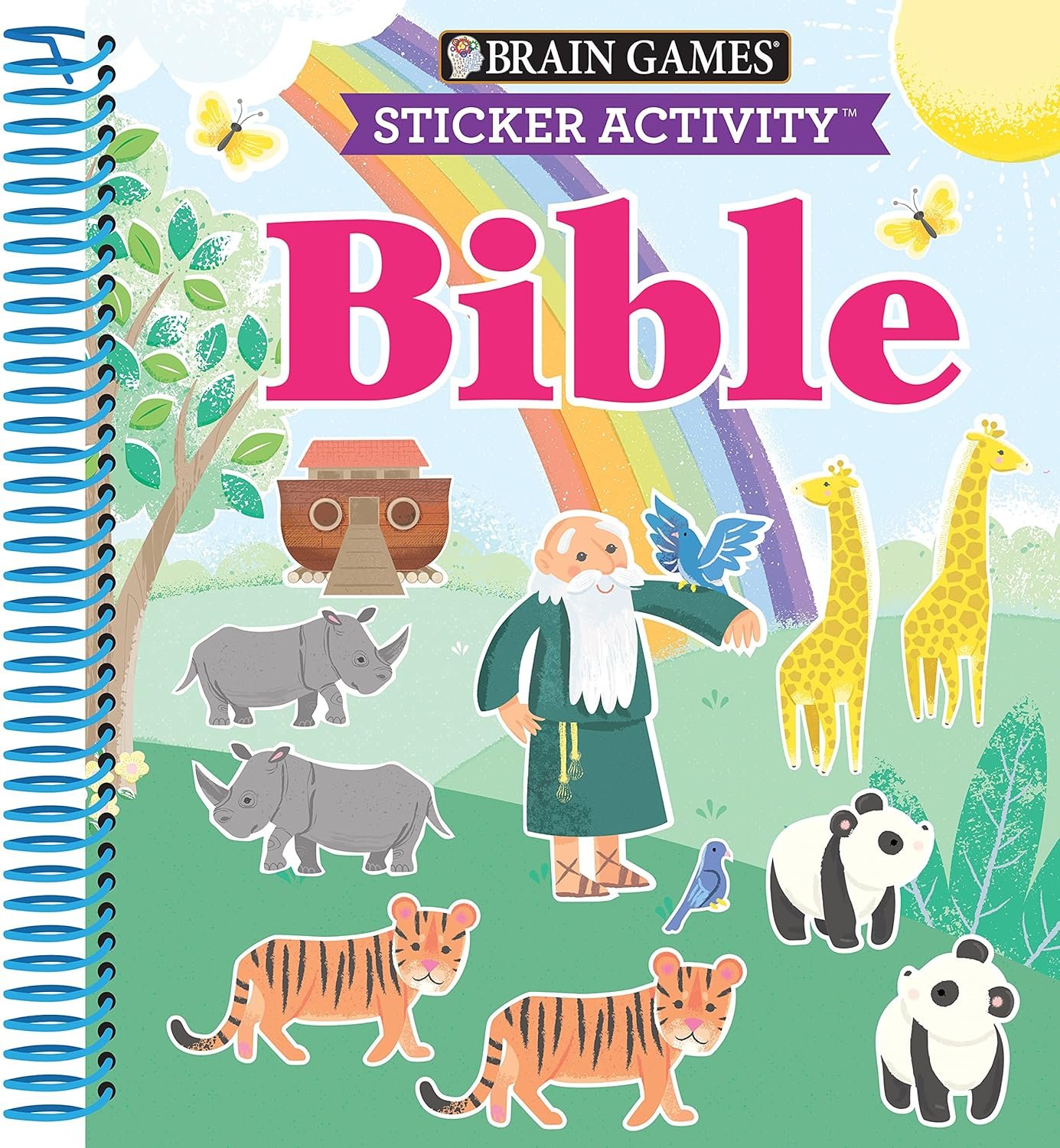 Brain Games – Sticker Activity: Bible (For Kids Ages 3-6)