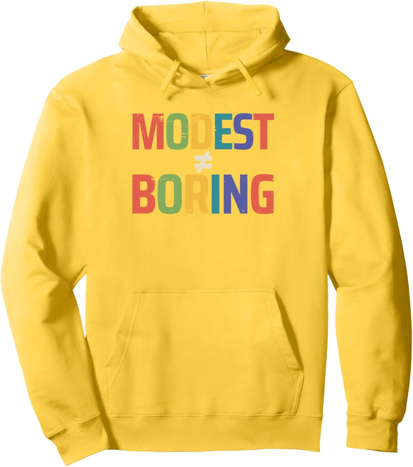 Modest Is Not Boring Holy Girl Christian Modesty Neutral Lt Pullover Hoodie