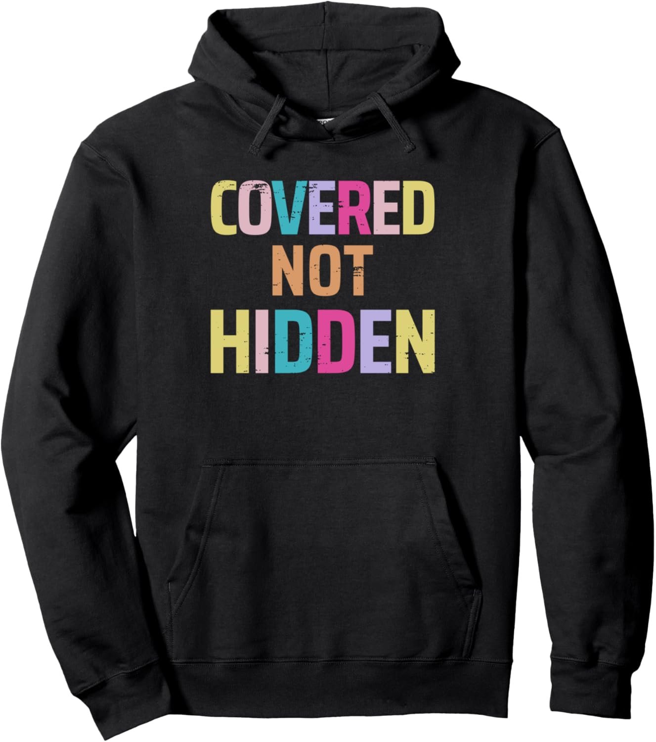 Covered Not Hidden Modest Christian Fashion Bright Pullover Hoodie