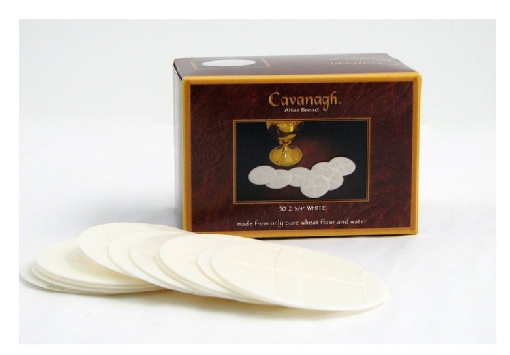 Cavanagh Priest Altar Bread – 2 3/4″ White – 50/Box