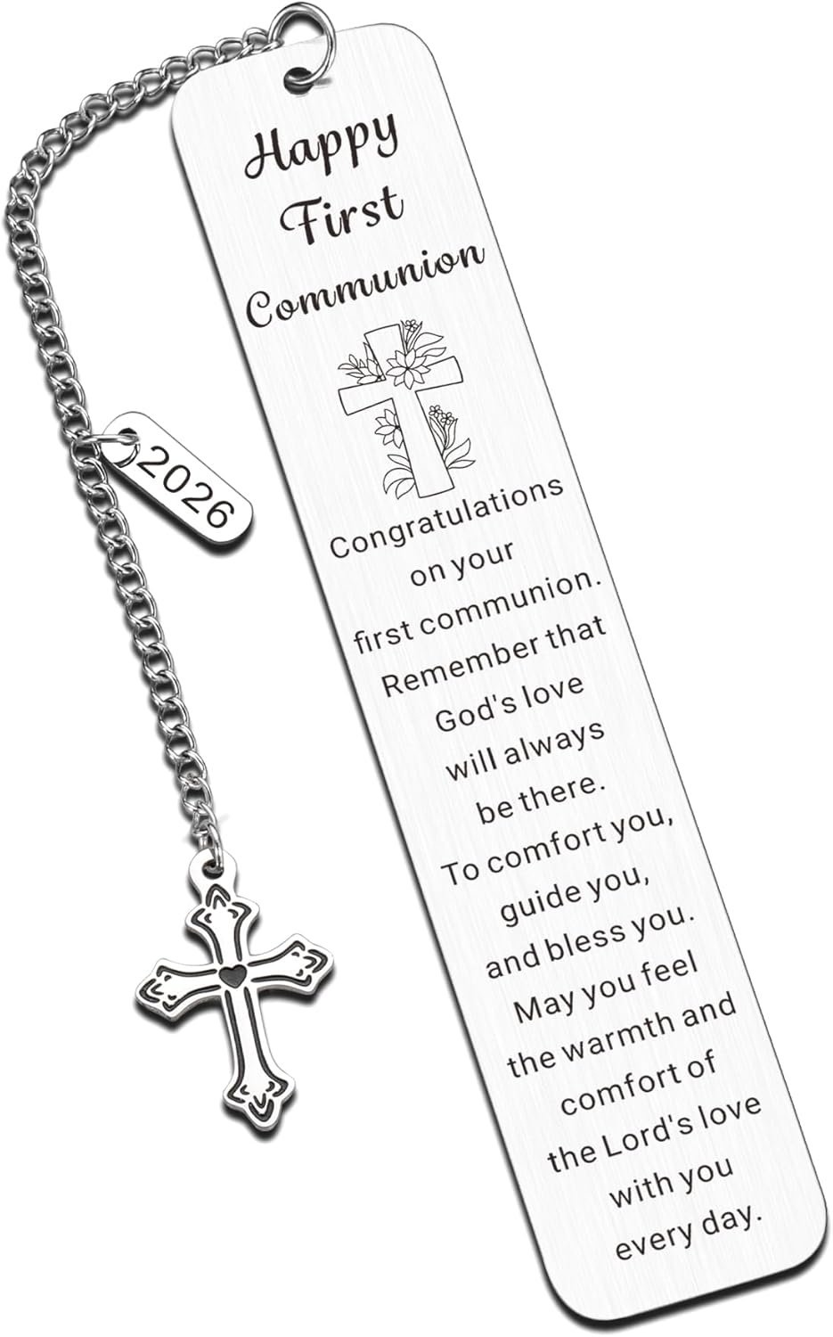First Communion Gifts for Girls First Communion Gifts for Boys Women Men 1st Holy Communion Bookmark Baptism Confirmation Gifts for Teen Christian Religious Easter Gifts for Kid Easter Basket Stuffers