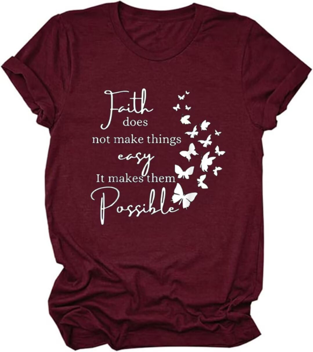 Christian Jesus T-Shirt for Women Vintage Bible Verse Printed Short Sleeve Faith Blessed Inspirational Girl Top Tees