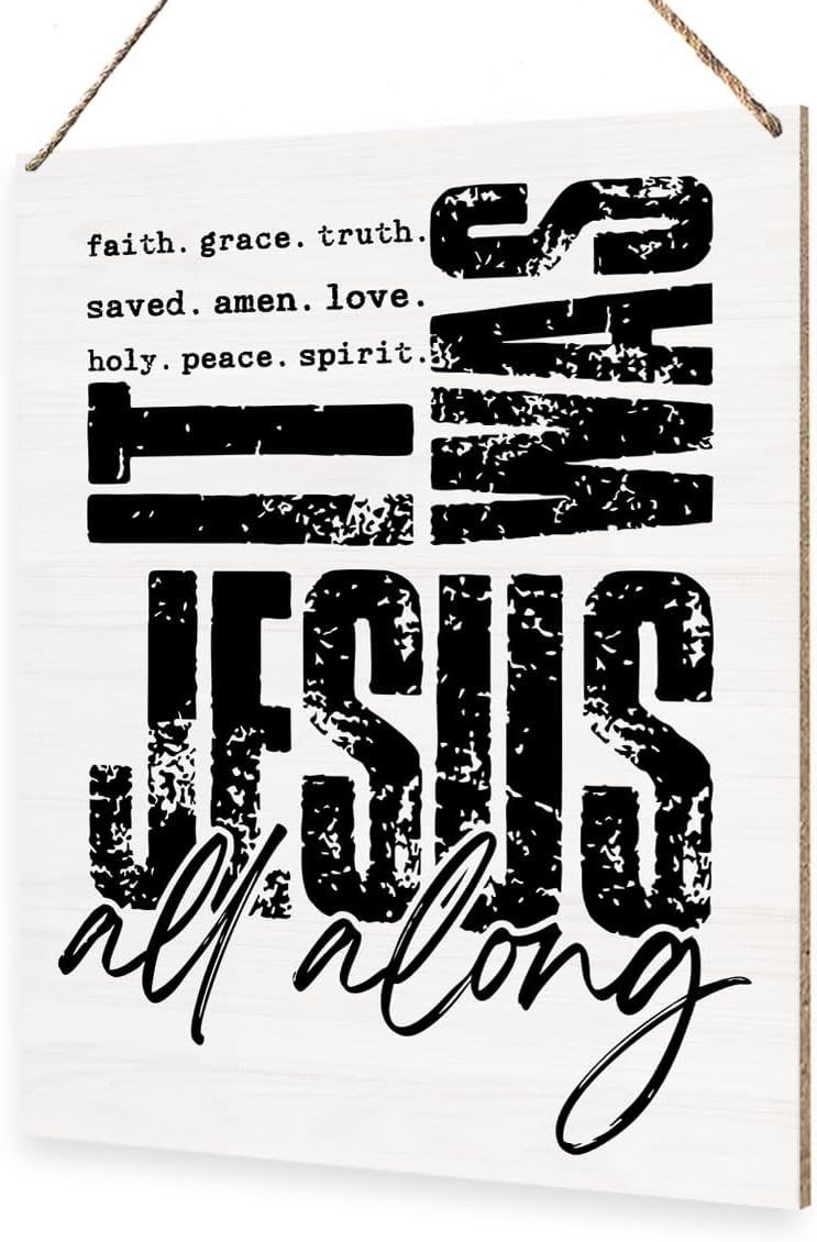 Christian Decor for Home Office Jesus Decorations for Bedroom Living Room Inspirational Gifts for Women Men Believer 8 x 10 Inches