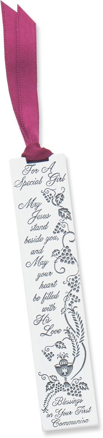 Cathedral Art BM128 For a Special Girl First Communion Metal Bookmark, 3-1/2-Inch