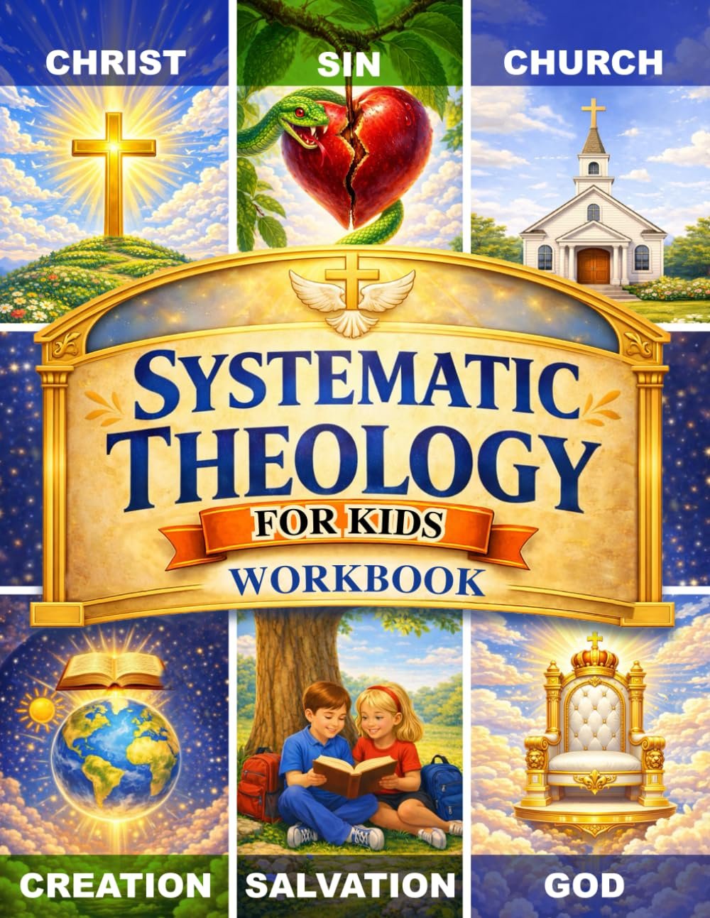 Systematic Theology Workbook for Kids: 52 Weekly Lessons, Engaging Activities, and Questions to Help Kids Learn Biblical Truths (Ages 8 to 12)