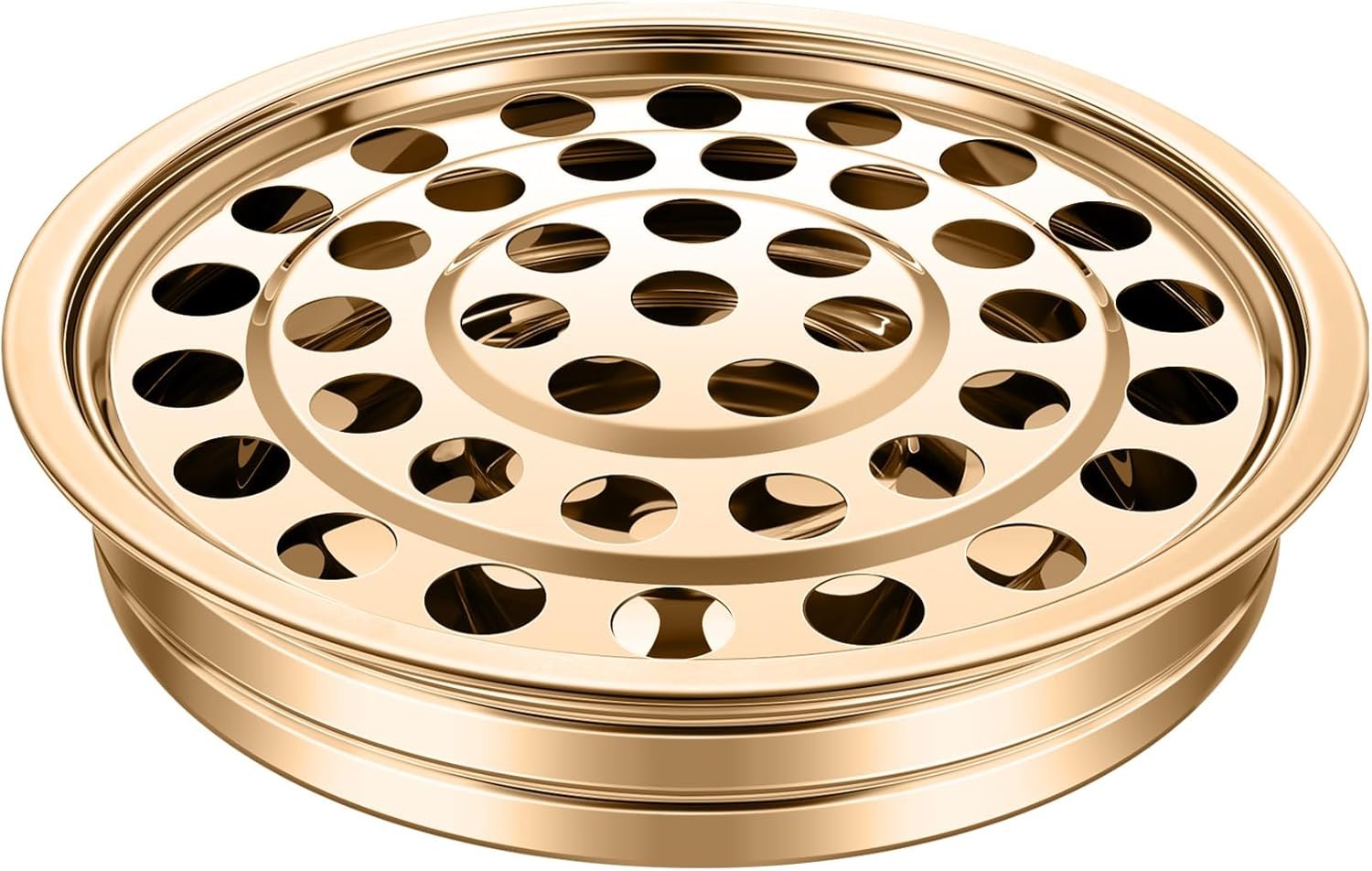 Suzile Holy Communion Trays House up 40 Cups for Churches Serving Communion Set Stainless Steel Communions Plates Church Holy Ware Sets Supplies (Gold)