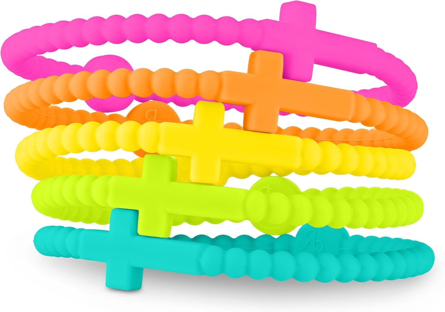 Ryan & Rose Jesus Bracelets – Cross Silicone Bracelet