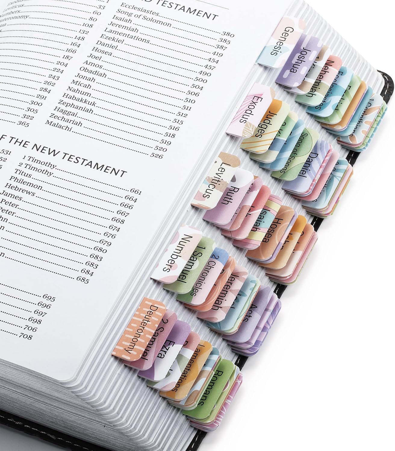 Mr. Pen- Bible Tabs, 120 Tabs, Laminated Bible Tabs for Women and Men, Bible Tabs for Study Bible, Bible Index Tabs, Bible Book Tabs, Bible Labels Tabs, Mr Pen Bible Tabs