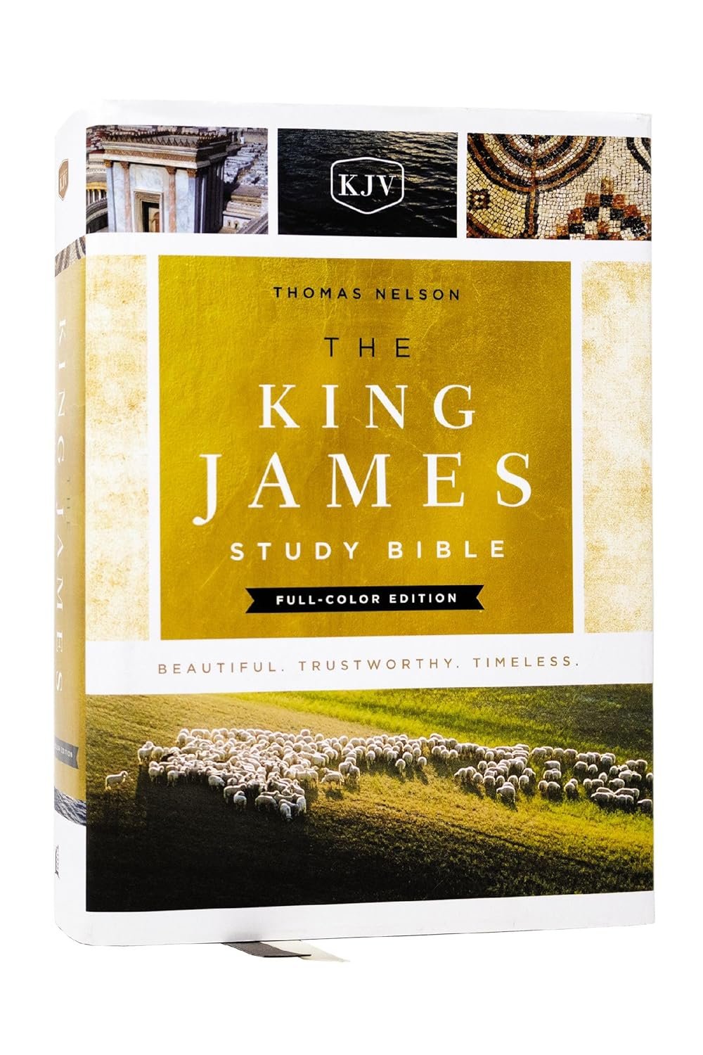 KJV, The King James Study Bible, Full-Color Edition, Cloth-bound Hardcover, Red Letter: KJV Holy Bible